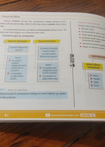 KPSS Coğrafya Video Ders Notu - Mehmet Eğit - Görsel 8
