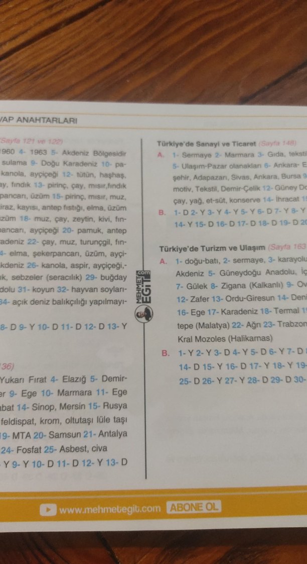 KPSS Coğrafya Video Ders Notu - Mehmet Eğit - Görsel 4