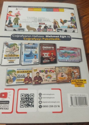 Mehmet Eğit Coğrafya 23 Deneme Sınavı Kitabı - Görsel 12