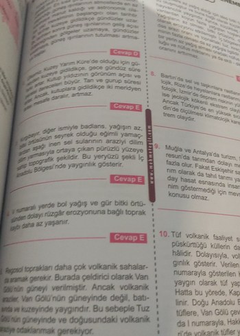 Mehmet Eğit Coğrafya 23 Deneme Sınavı Kitabı - Görsel 7