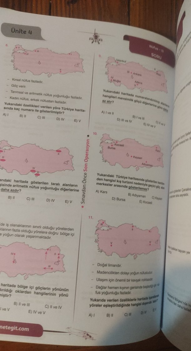 Haritalarla Atak Coğrafya Soru Bankası KPSS - Görsel 5