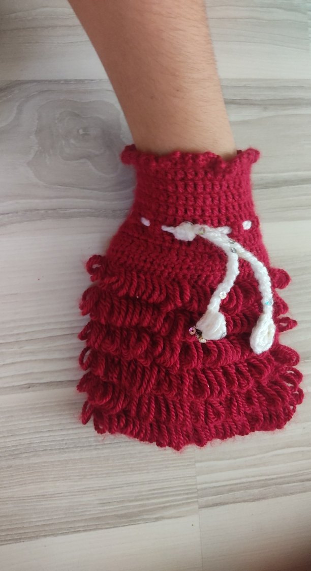 Bordo lif el yapımı 2 tane - Görsel 4