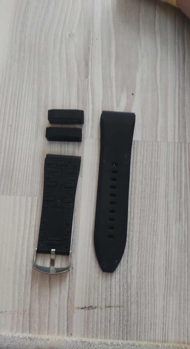 Siyah Erkek Biker Saat Kayışı - Görsel 2