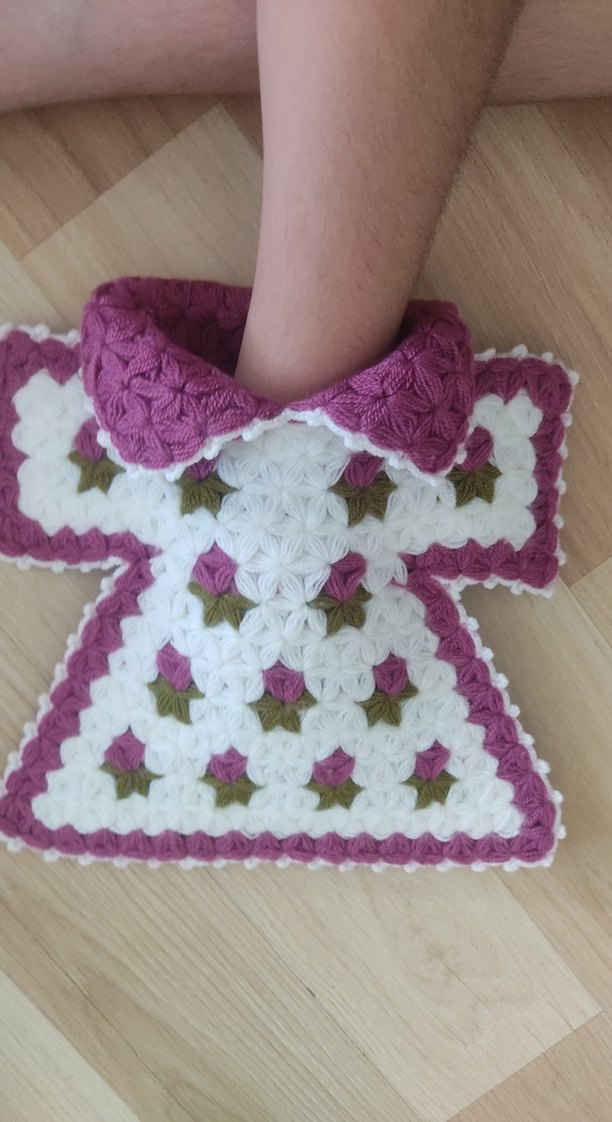 Nakışlı mor lif - Görsel 2