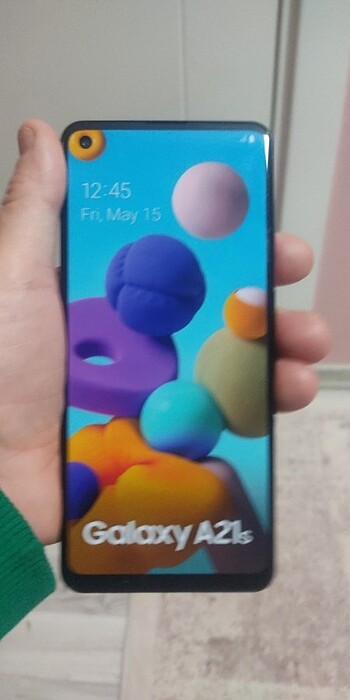 Galaxy A21s metal maket cep telefonu 