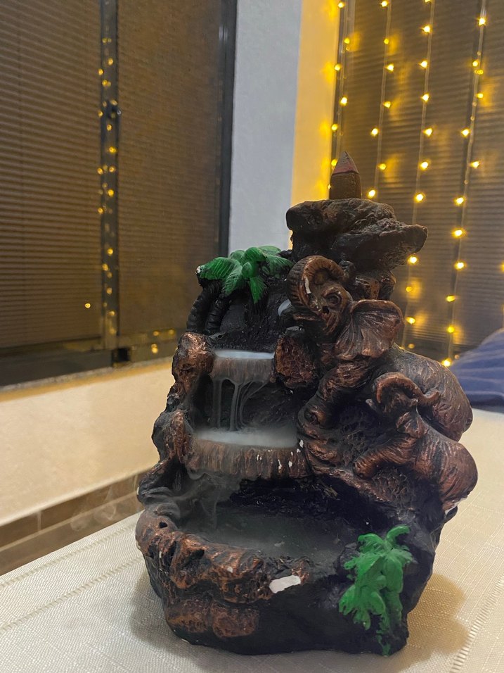 Kahverengi Fil Temalı Dekoratif Figür - Görsel 4