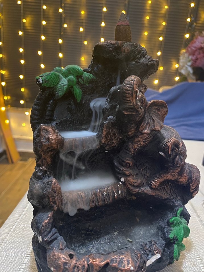 Kahverengi Fil Temalı Dekoratif Figür - Görsel 3