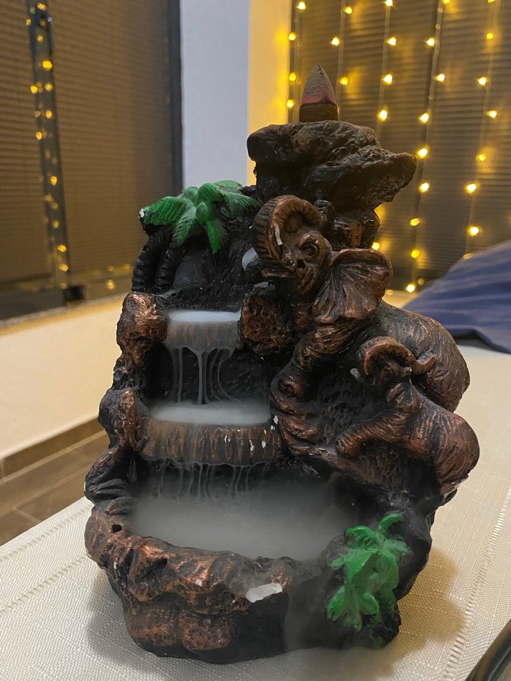 Kahverengi Fil Temalı Dekoratif Figür - Görsel 5