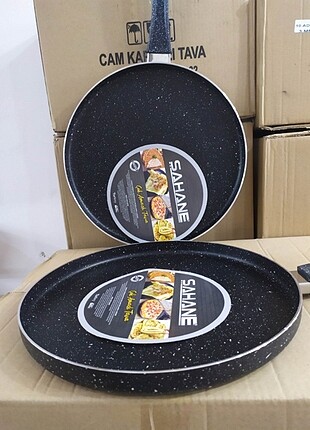 Şahane marka 36 cm Granit Sığ Tava