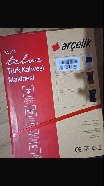  Beden Kahve makinesi paketi açılmamış