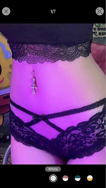 Beden gri Renk SIKIŞTIRMALI FAKE GÖBEK PIERCING