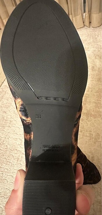 Diğer HANDMADE İTALYAN YAPIMI LEOPAR ÇİZME