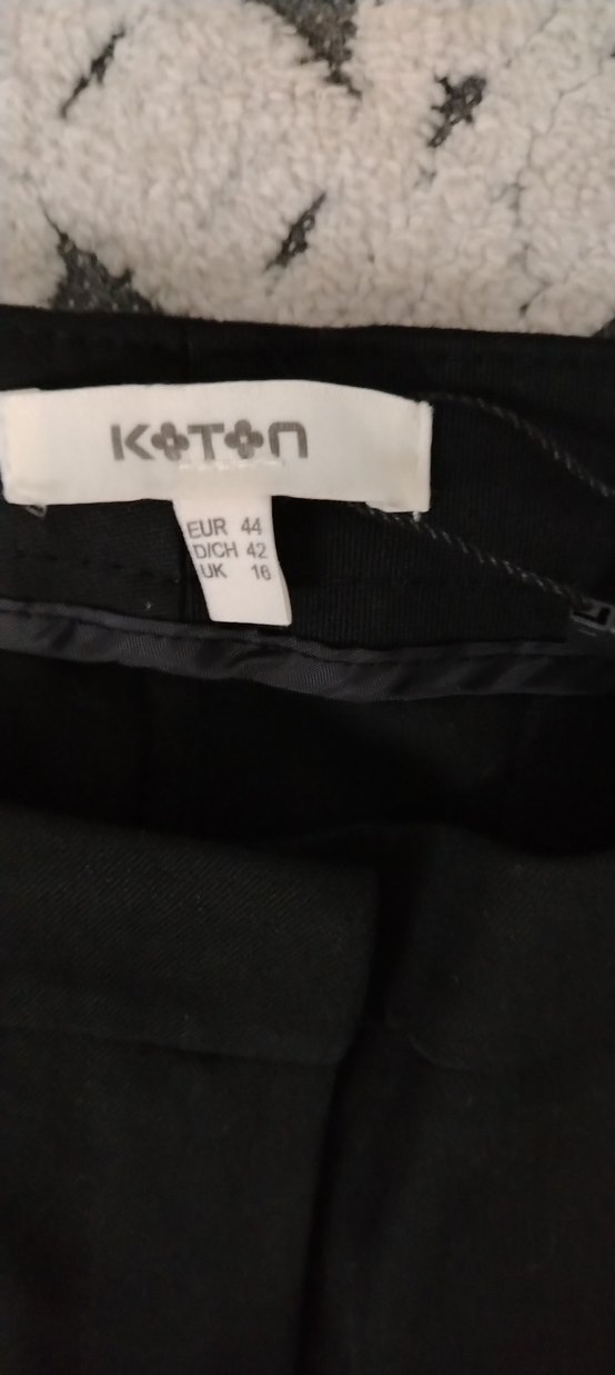 Siyah Kadın Kumaş Pantolon - Görsel 3