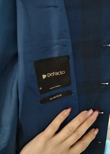 Düğmeli Lacivert  Yelek - Görsel 3