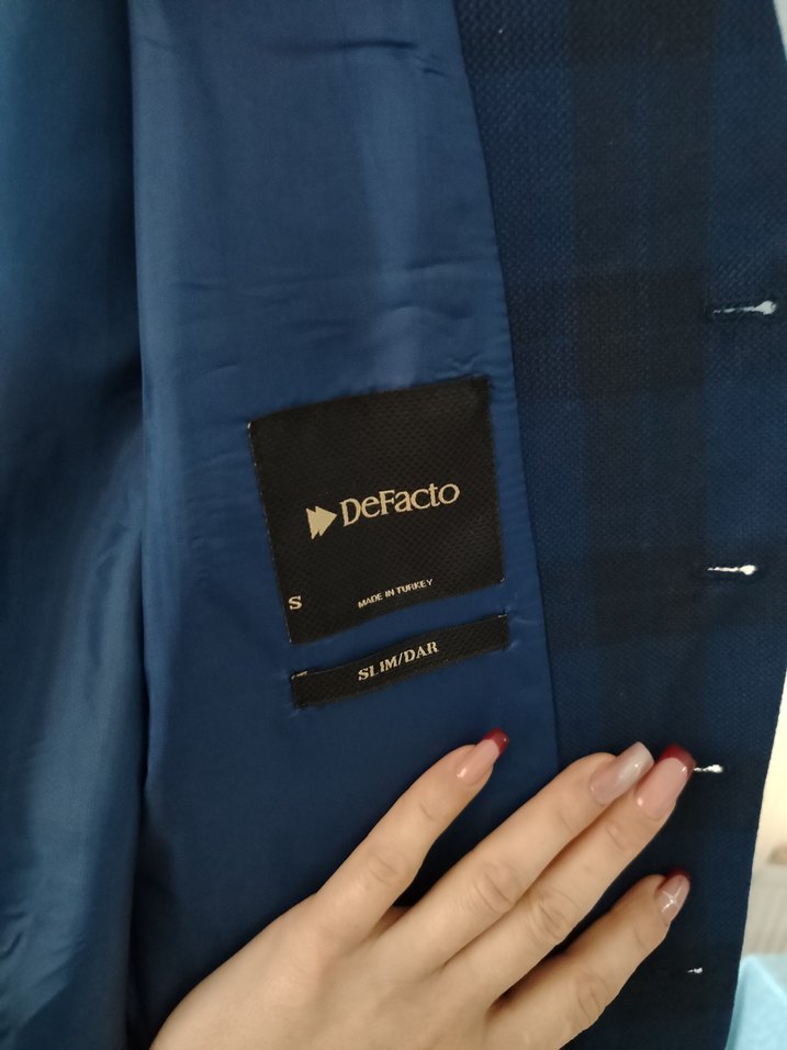 Düğmeli Lacivert  Yelek - Görsel 3