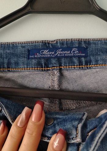 Kadın Lacivert Normal Boy Denim Jean - Görsel 3