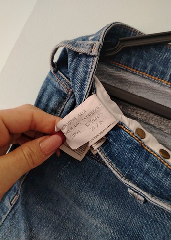 Kadın Lacivert Normal Boy Denim Jean - Görsel 4