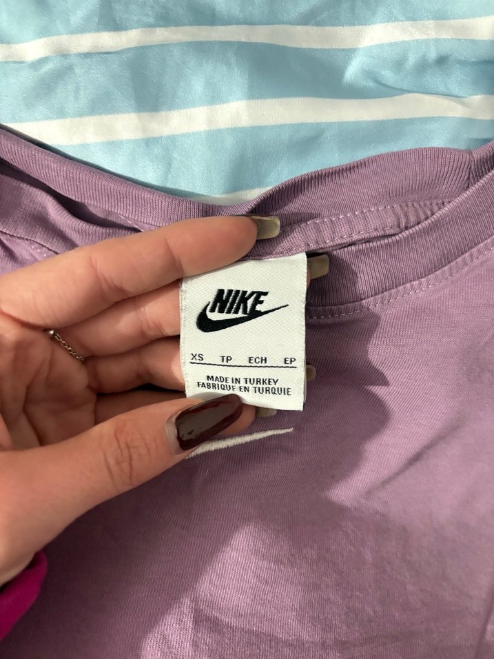 Mor  Kısa Kollu Tişört - Görsel 2