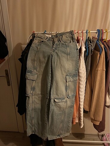 Zara yanları cepli pantolon