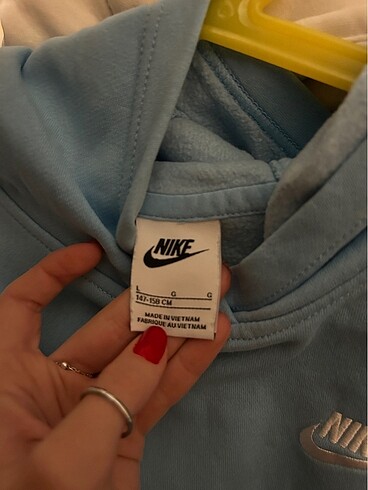 Nike Orijinal mavi erkek çocuk sweat