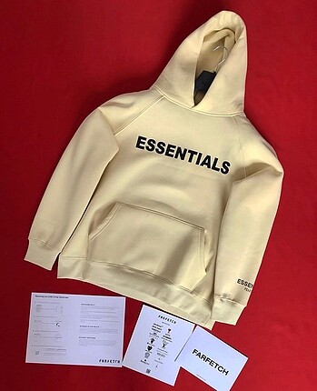 FEAR OF GOD x ESSENTIALS logo crew neck Hoodie