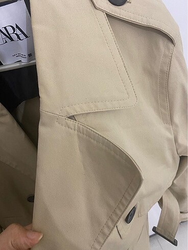 s Beden camel Renk Zara Trençkot