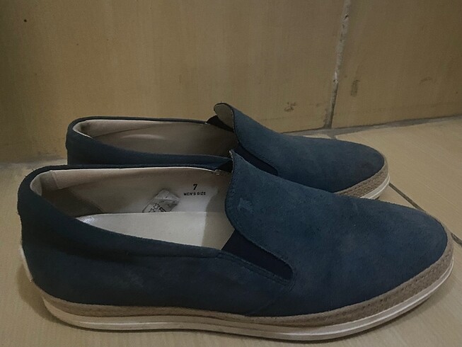 Tod's Orjinal TodS Mavi Nubuk Espadril