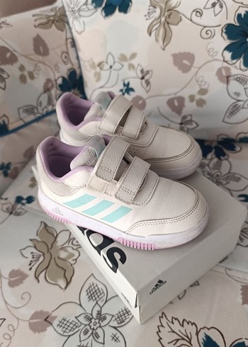 Adidas Adidas Kız Çocuk Beyaz Cırtlı Spor Ayakkabı