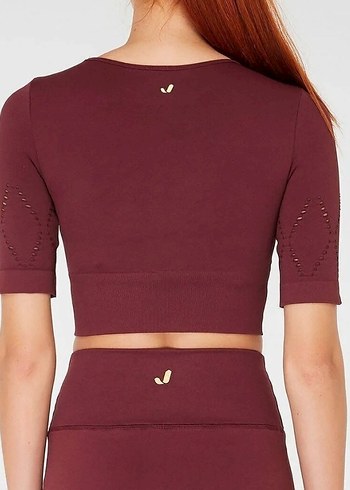 Jerf naples kısa kol crop top econly - Görsel 2