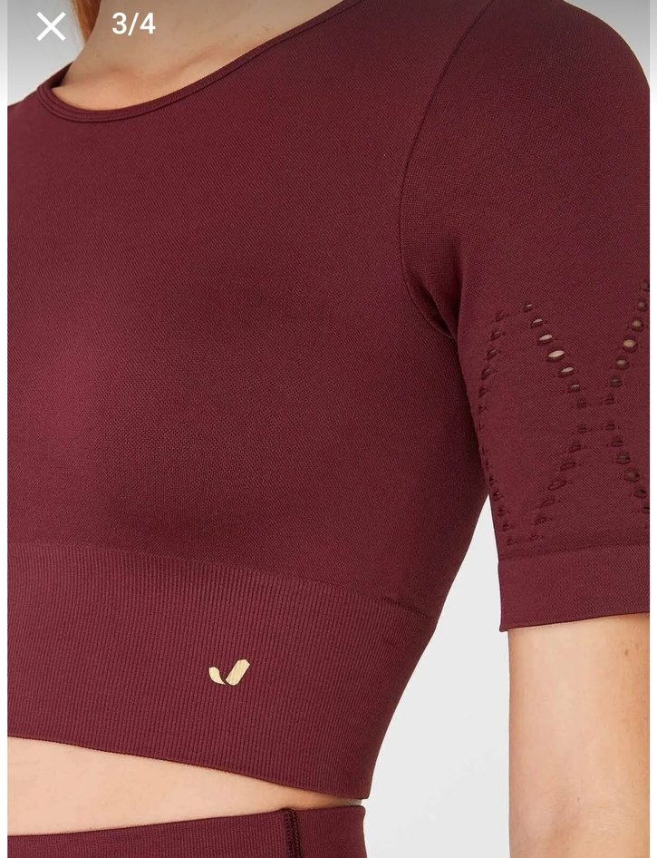 Jerf naples kısa kol crop top econly - Görsel 3