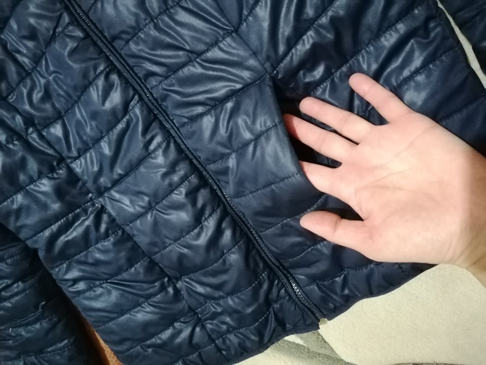 Mavi Kadın İnce Dik Yaka Mont - Görsel 5