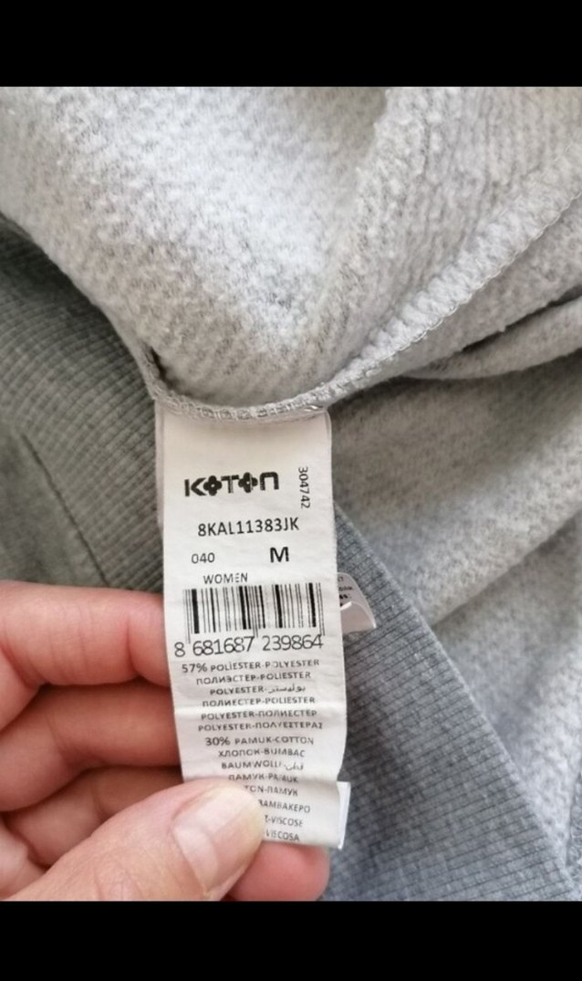 Gri Kapüşonlu New York City Sweatshirt - Görsel 4