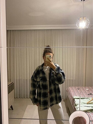 m Beden Mavi Jeans oduncu gömlek