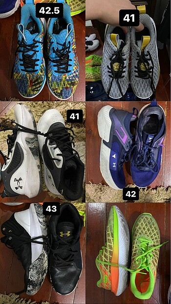 under armour basket ayakkabisi