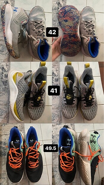under armour basket ayakkabilari