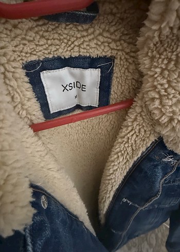 Erkek Mavi Kürklü Kot Ceket - Görsel 3