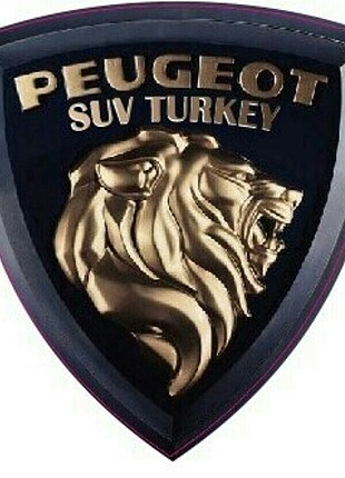 2 adet aslan logo ve sticker