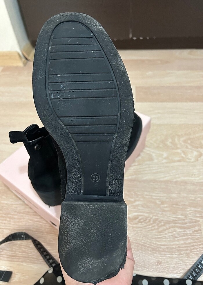 Kadın süet bot - Görsel 3