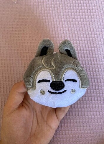stray kids skzoo wolfchan peluş anahtarlık 