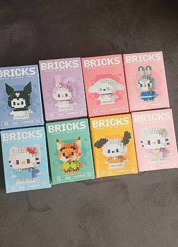 disney sanrio mini lego