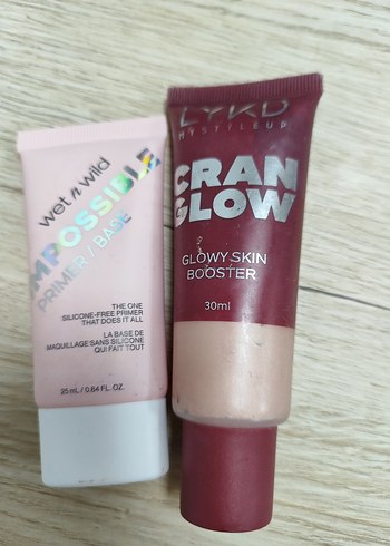 LYKD Cran Glow & Wet n Wild Primer Baz - Görsel 3