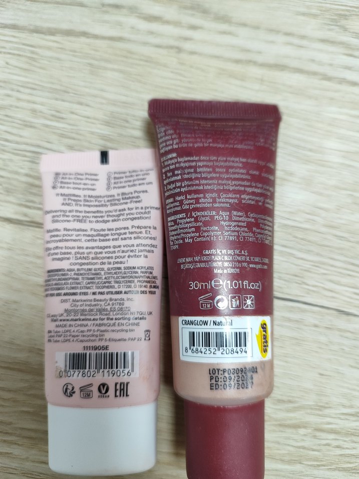 LYKD Cran Glow & Wet n Wild Primer Baz - Görsel 2