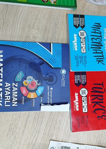 Zaman Ayarlı Matematik ve Türkçe Soru Bankaları - Görsel 2