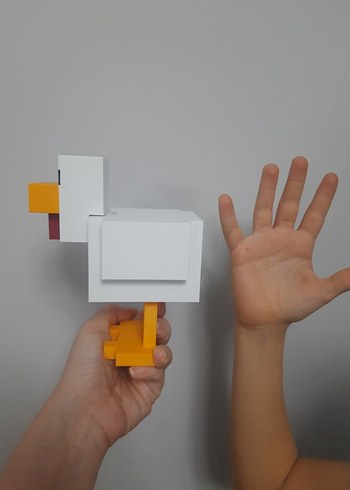 Renkli Beyaz Ördek Aksiyon Figürü - Görsel 5