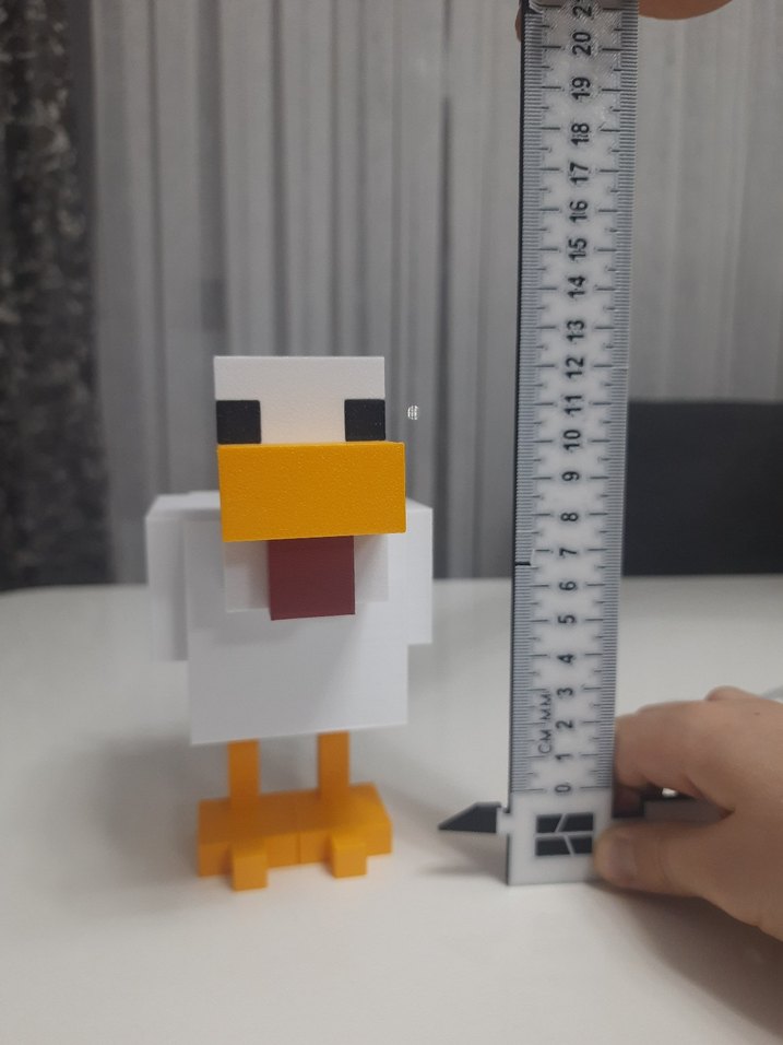 Renkli Beyaz Ördek Aksiyon Figürü - Görsel 4