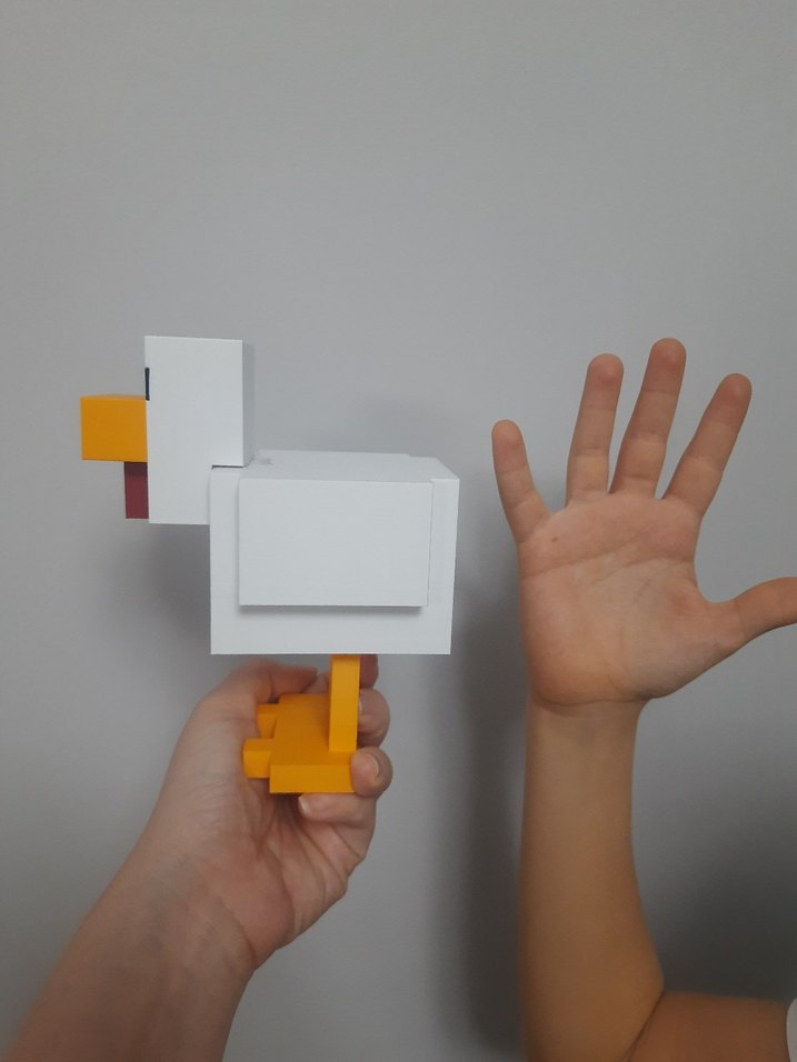 Renkli Beyaz Ördek Aksiyon Figürü - Görsel 5