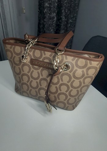 Zincir Detaylı Kahverengi Deri Kadın Çanta - Görsel 2