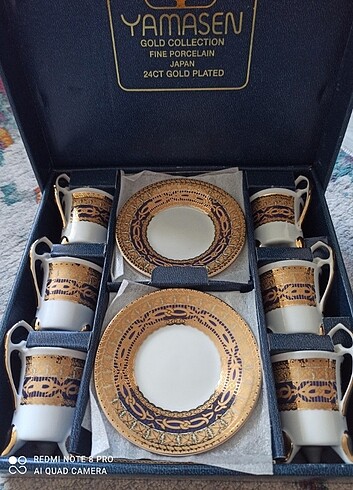 Yamasen ayaklı porselen kahve fincanı takımı 