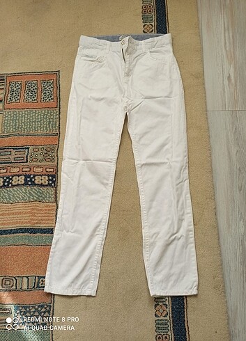 10 Yaş Beden beyaz Renk Lcw beyaz pantolon 
