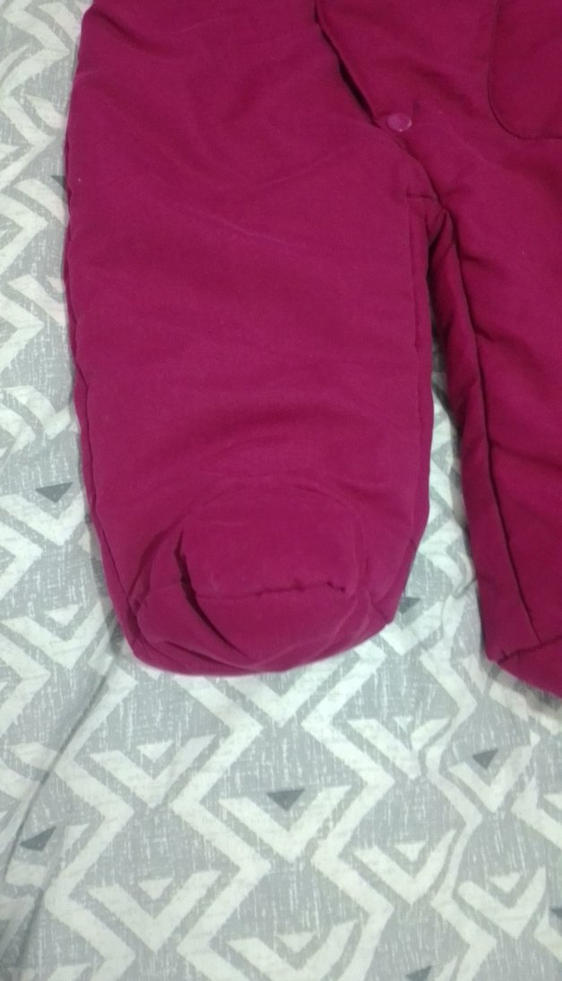 Pembe Nakışlı Kız Bebek Tulumu - Görsel 2